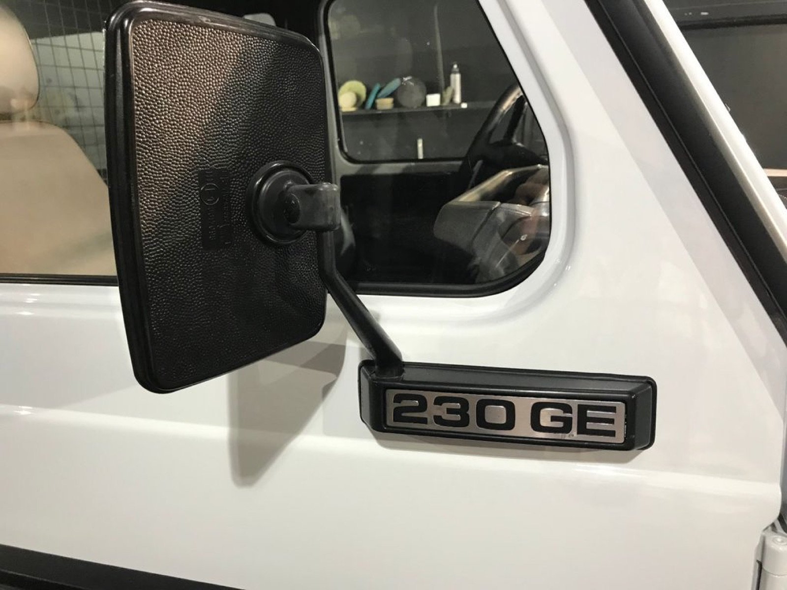 Steyr-Puch G 230 GE, Schriftzug 230 GE